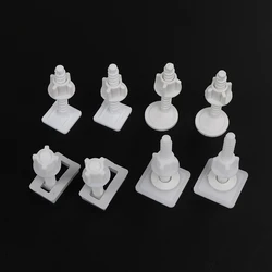 4x Toilet Seat Hinge Bolts Replacement Screws Fixing Fitting Kit Repair Tools