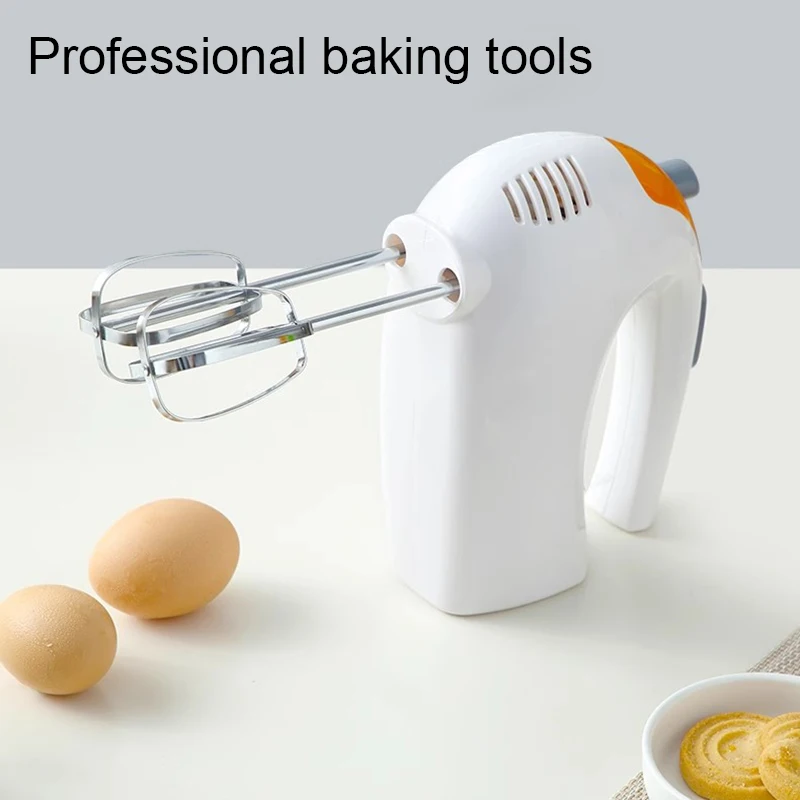 5-Speed Electric Handheld Food Blender Butter Whisk Eggs Beater Automatic Dough Batter Mixer Cream Stirrer Cake Baking Tools EU