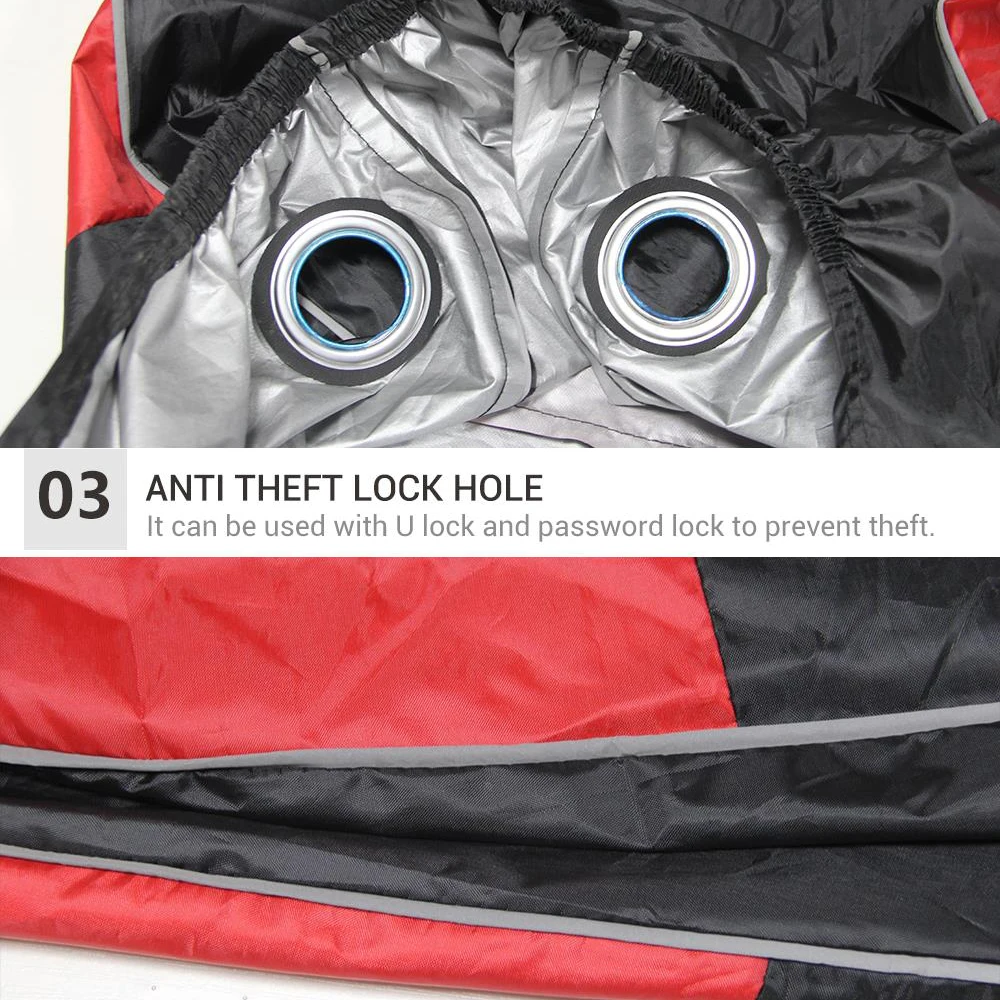 مقاوم للماء دراجة نارية الغطاء الواقي ، في الهواء الطلق ، غطاء Rain ، الأشعة فوق البنفسجية ، الغبار ، سكوتر ، دراجة ، موتو الملحقات ، M-4XL #5