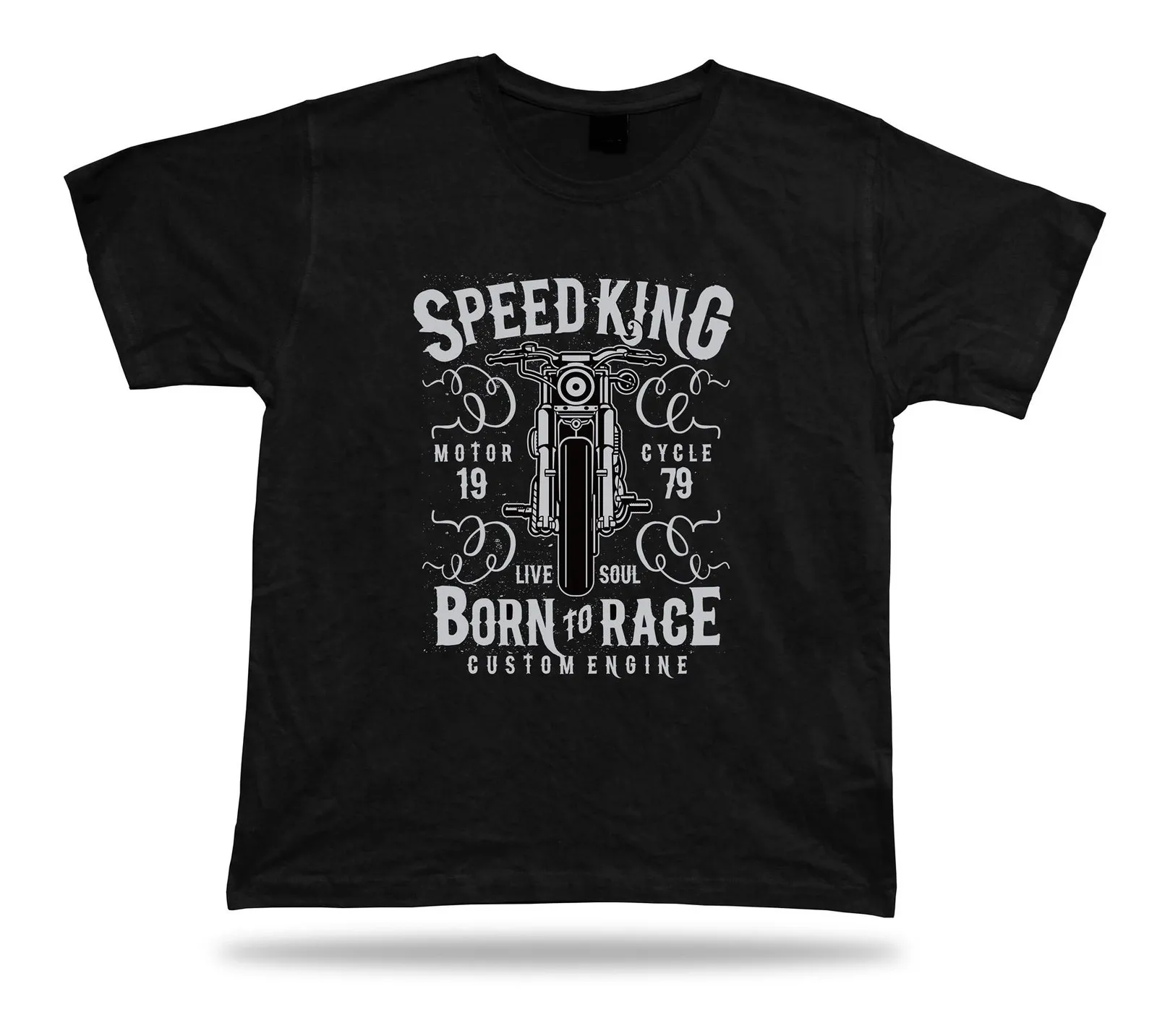 Футболка унисекс Speed King, Live Soul, born to Race, специальный подарок, текстиль