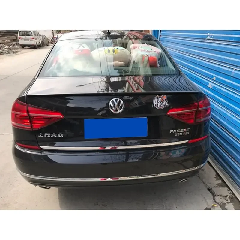 for volkswagen passat nms spoiler 2013-2016 model passat spoiler High Quality ABS Material Car Rear Wing Primer Color spoiler