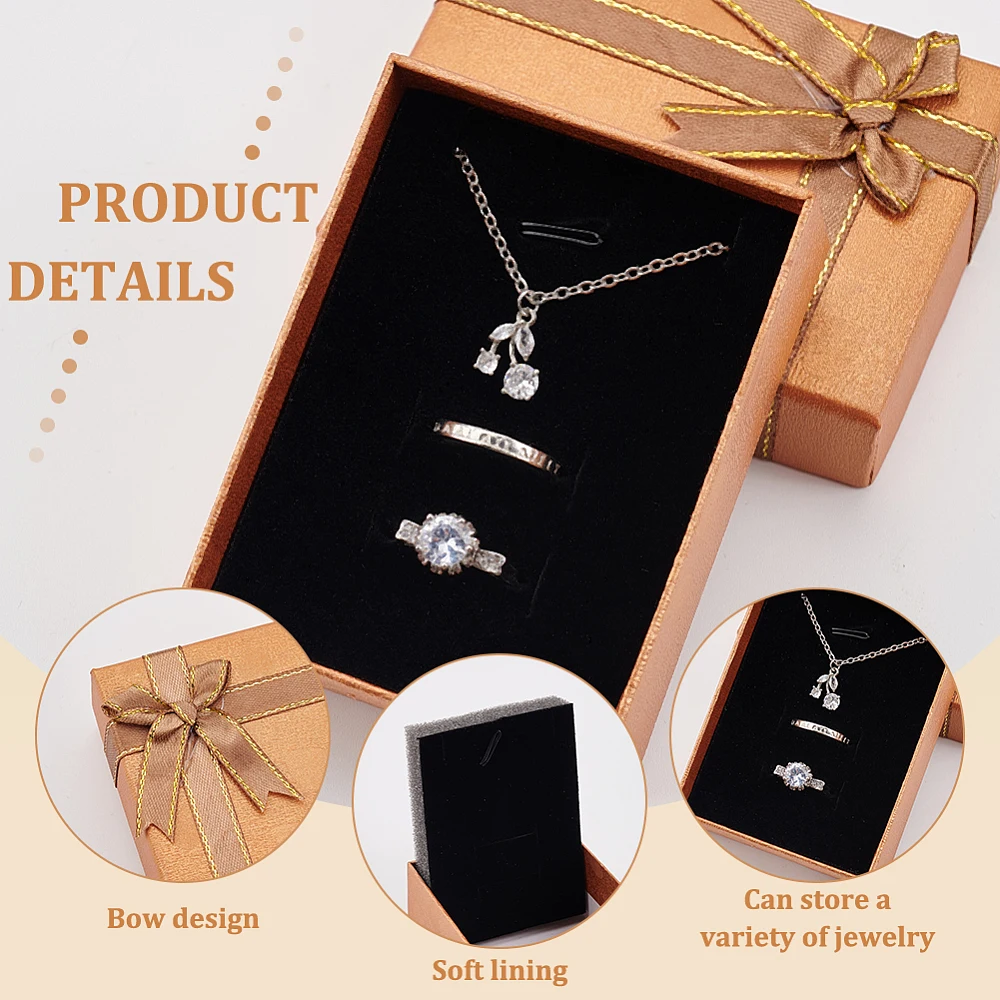 حزم هدايا عيد الحب صناديق من الورق المقوى مع عقدة خارجية ومعلقات مستطيلة مختلط الألوان 90 ~ 91x69 ~ 70x30 ~ 36 مللي متر #4