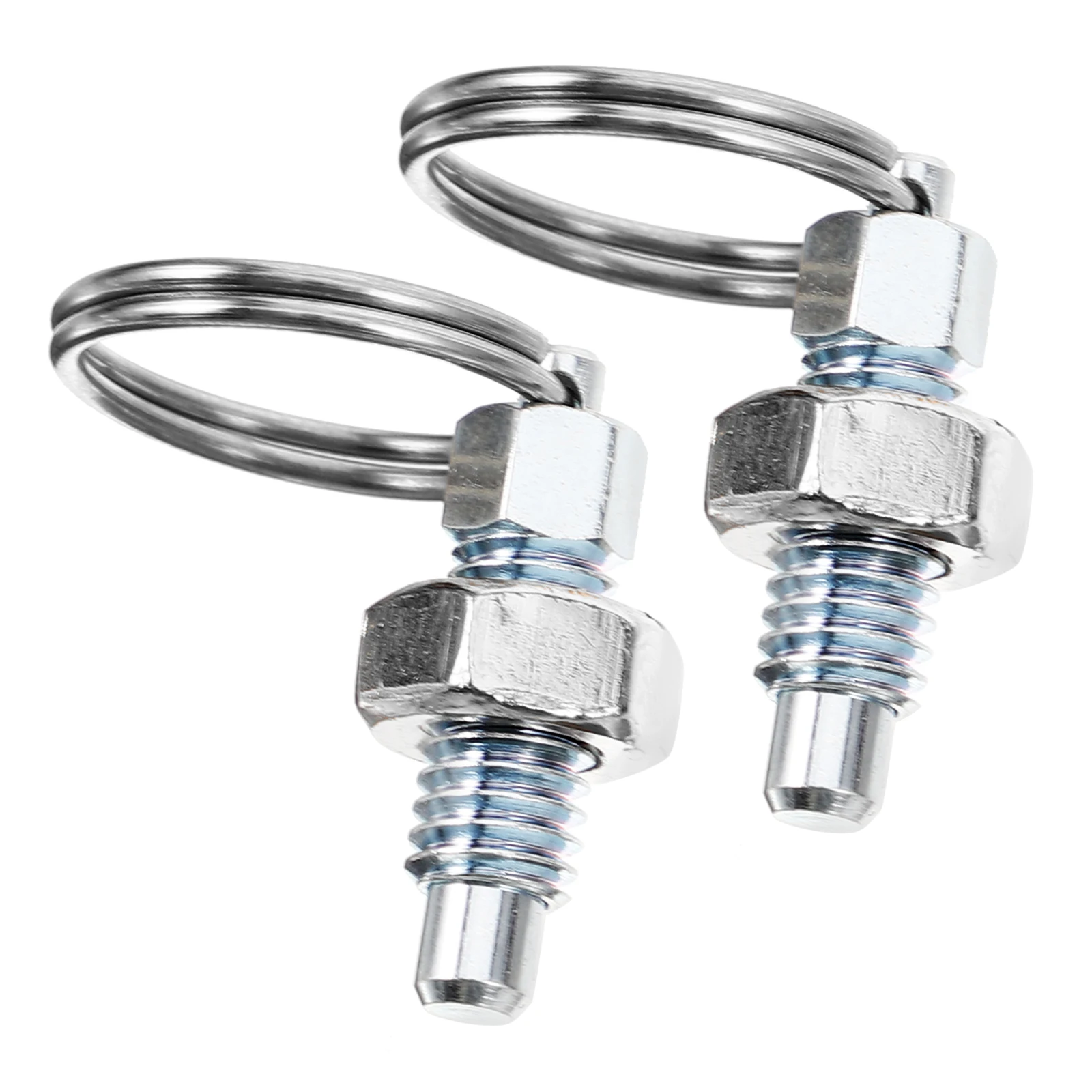 

2Pcs Position Pin Spring Stainless Steel Hand Retractable Plunger Locking Mechanical Accessories Spring Loaded Latch Pin