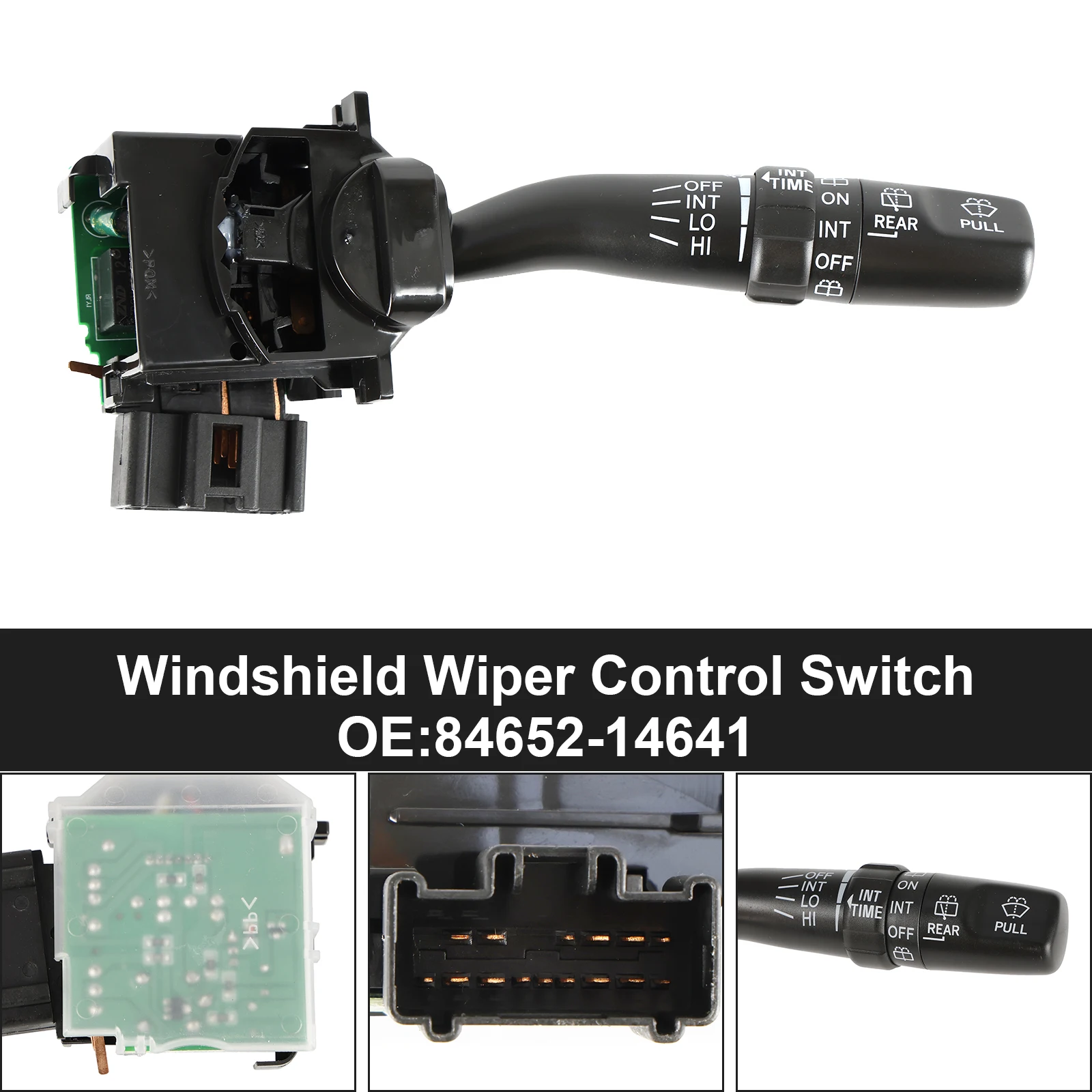 Artudatech Windshield Wiper Control Switch 84652-14641 for Toyota 00-05 4Runner 98 Supra Car Accessories