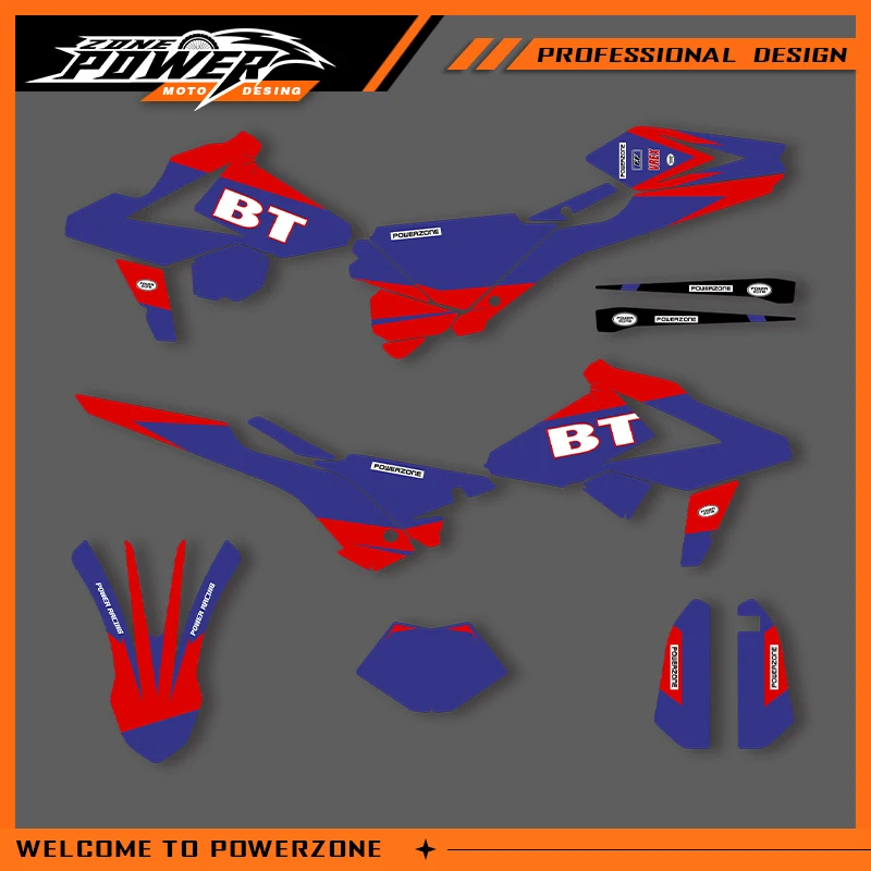 

Графика Powerzone для Beta RR 2018 RR 2019 RR rr 200 250 300 350 400 450CC, наклейки, наклейки для мотоцикла, фон на заказ 02