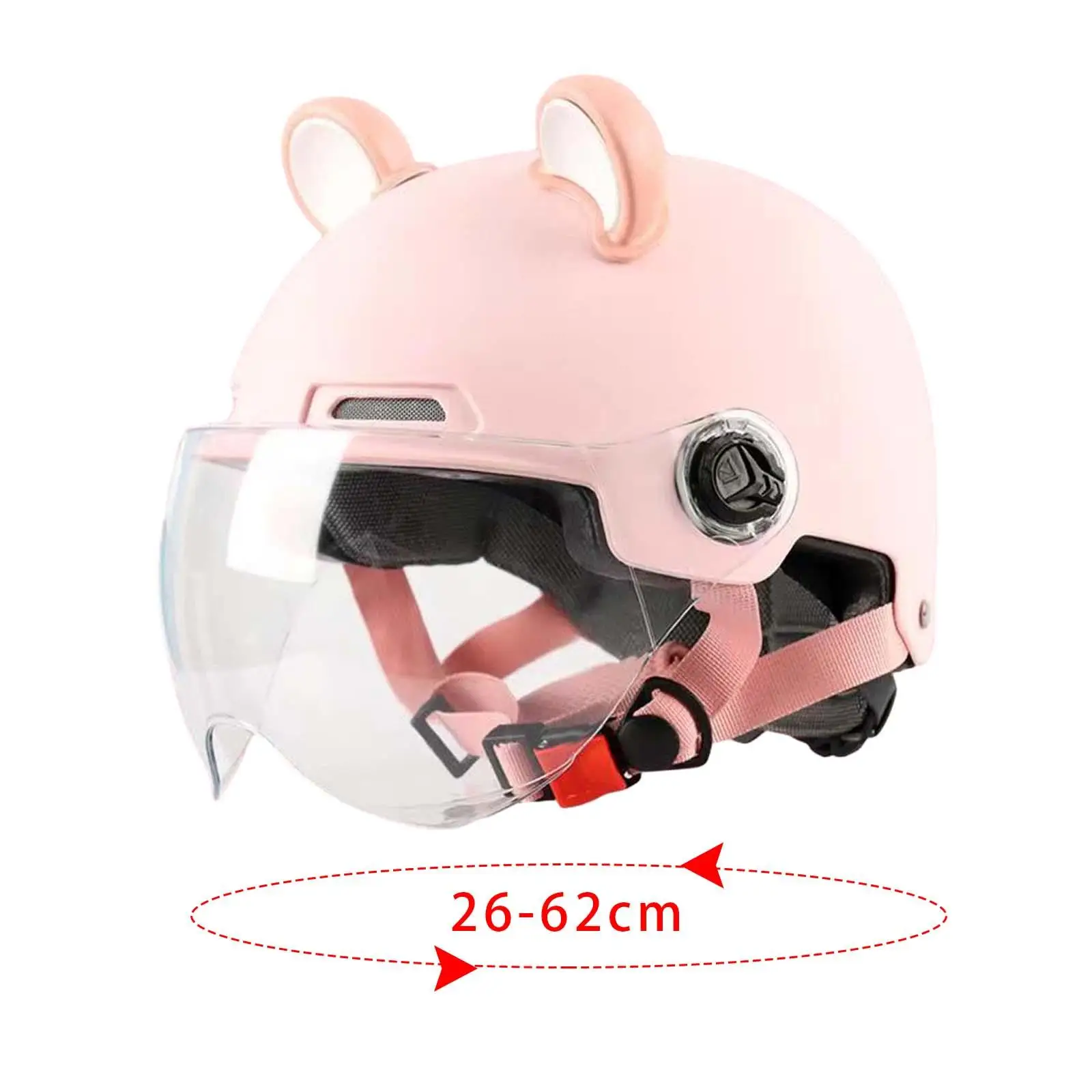 Half Helmet Durable Hollow Lining Breathable Motorbike Accessory for Touring Scooter Motorcycle Safety