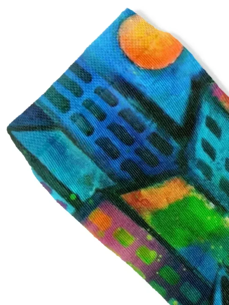 Cats by Moonlight Socks moving stockings football essential Heating sock Socks Women Men's