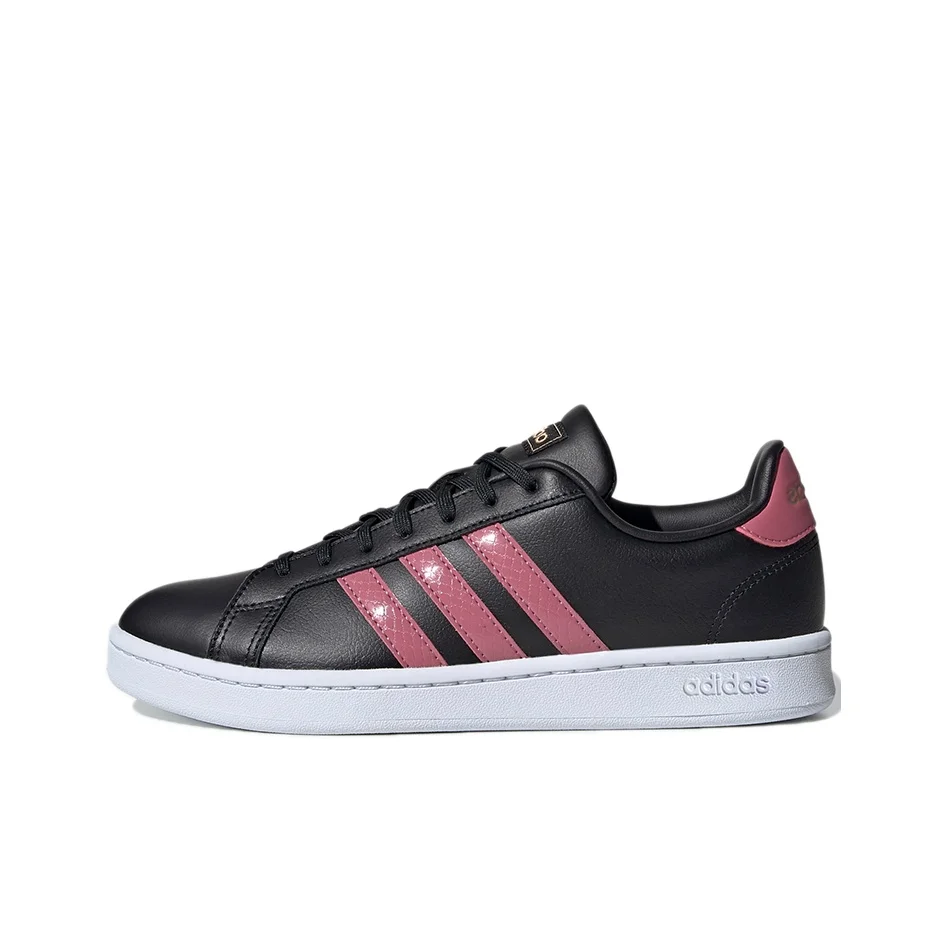adidas-neo-grand-court-'black-pink'-women's-fw0798