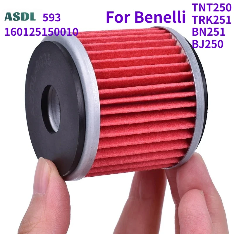 

Motorcycle Engine Parts Oil Filter For Benelli 250 BN251 TNT250 TRK251 BJ250 LEONCINO 250 / BN TNT TRK LEONCINO 25 250 251