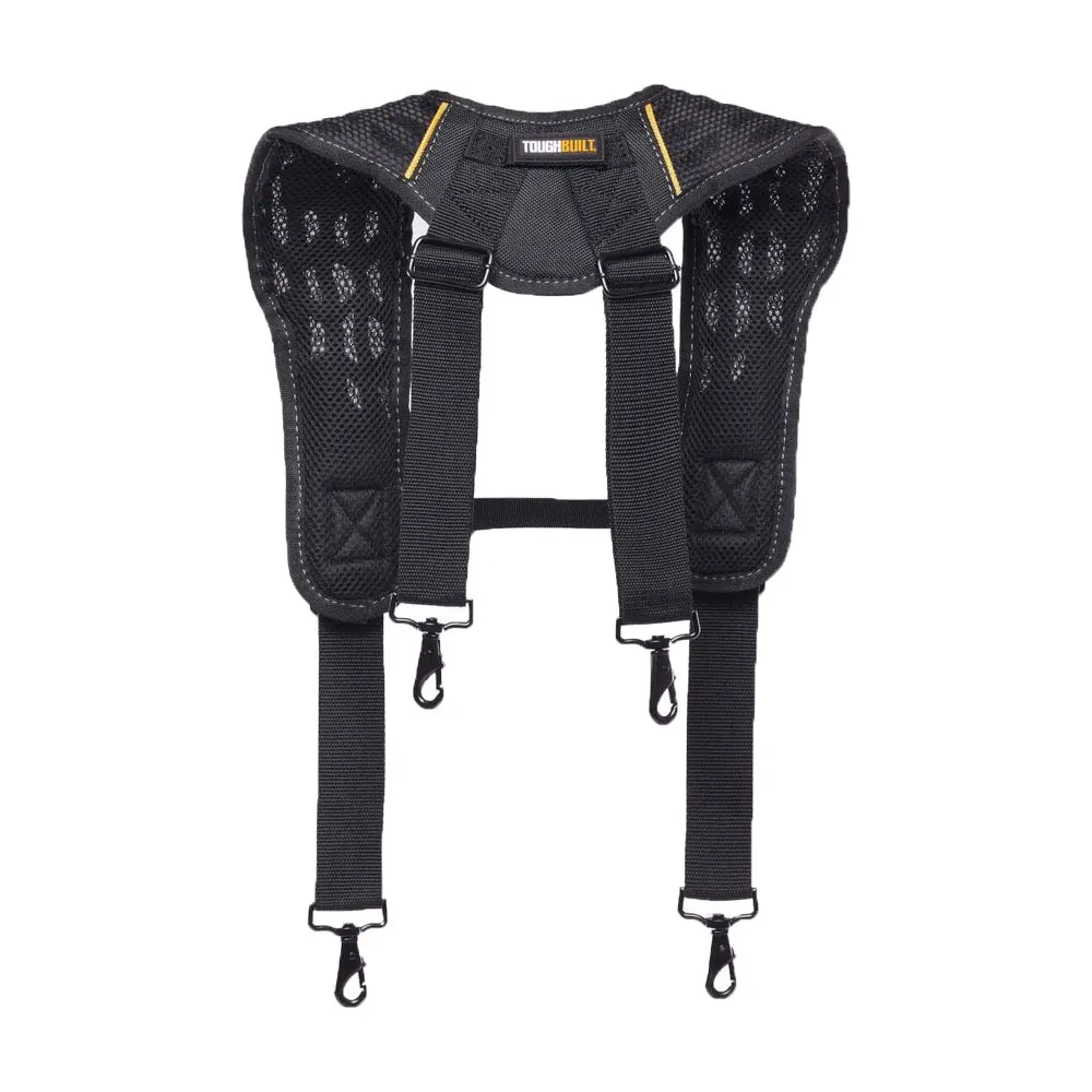 1pc TOUGHBUILT TB-CT-51G Professional Padded Shoulder Strap Pro Tool Belt Suspenders
