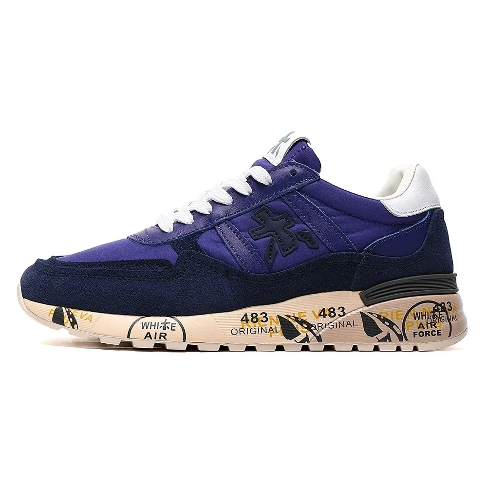 PREMIATA Men's Casual Sneakers Shoes New blue Fashion Breathable Running Sports Shoes Fashion Sneakers for Men Premiata