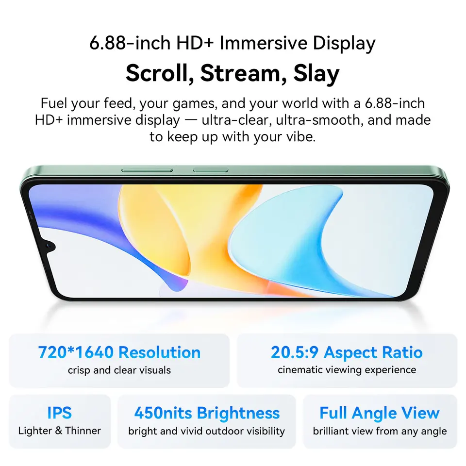 Blackview SHARK 6 5G Smartphone Android 15, Unisoc T8100 Mobile