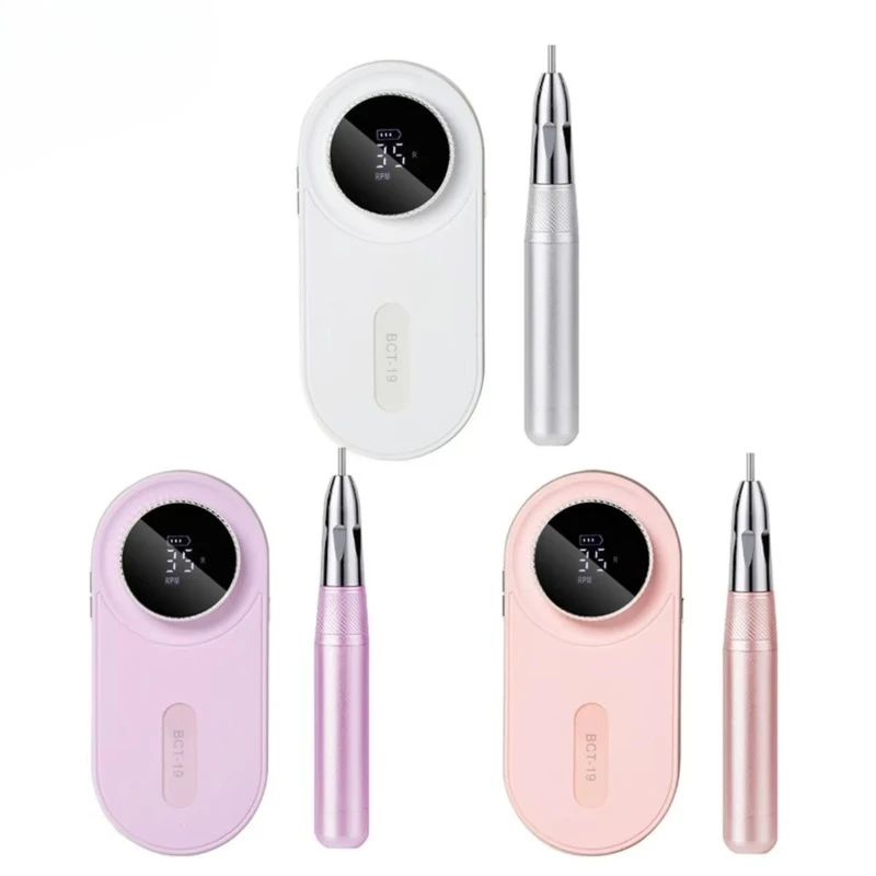 Crystal Field Factory Nail Portable 35000 rpm Salon Use Coreless Electric Nail Drill Polishing Nail Polishing Machine