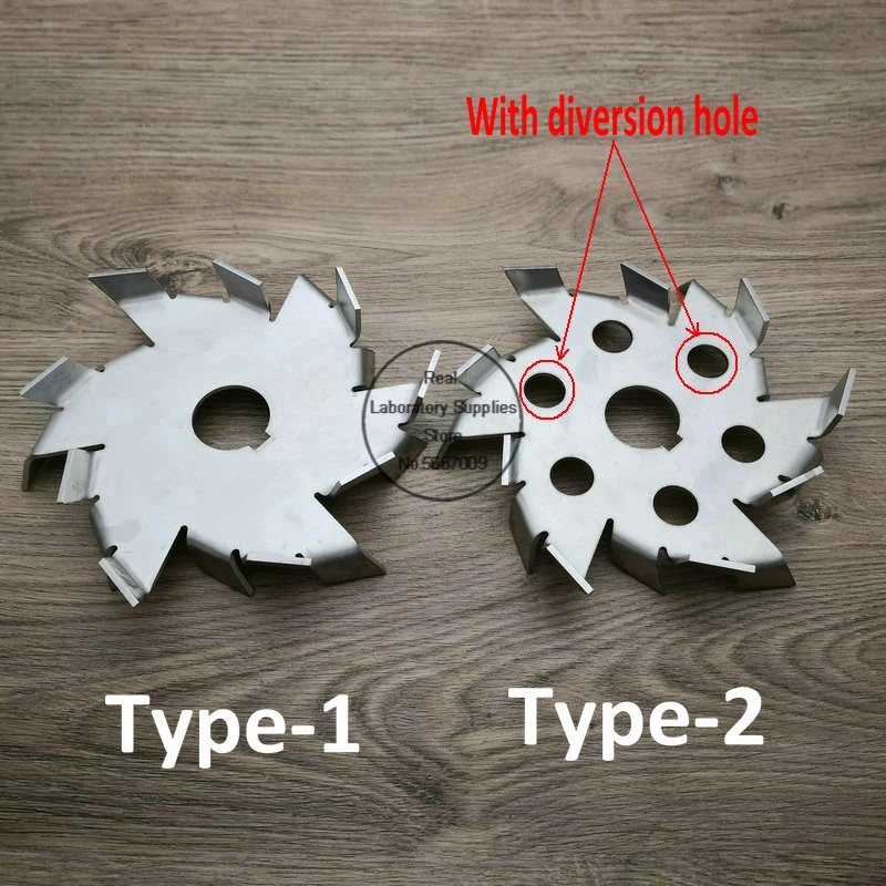 Disco de agitação redondo de aço inoxidável da dispersão de 1 peça com tipo da serra-dente para o material líquido da viscosidade alta