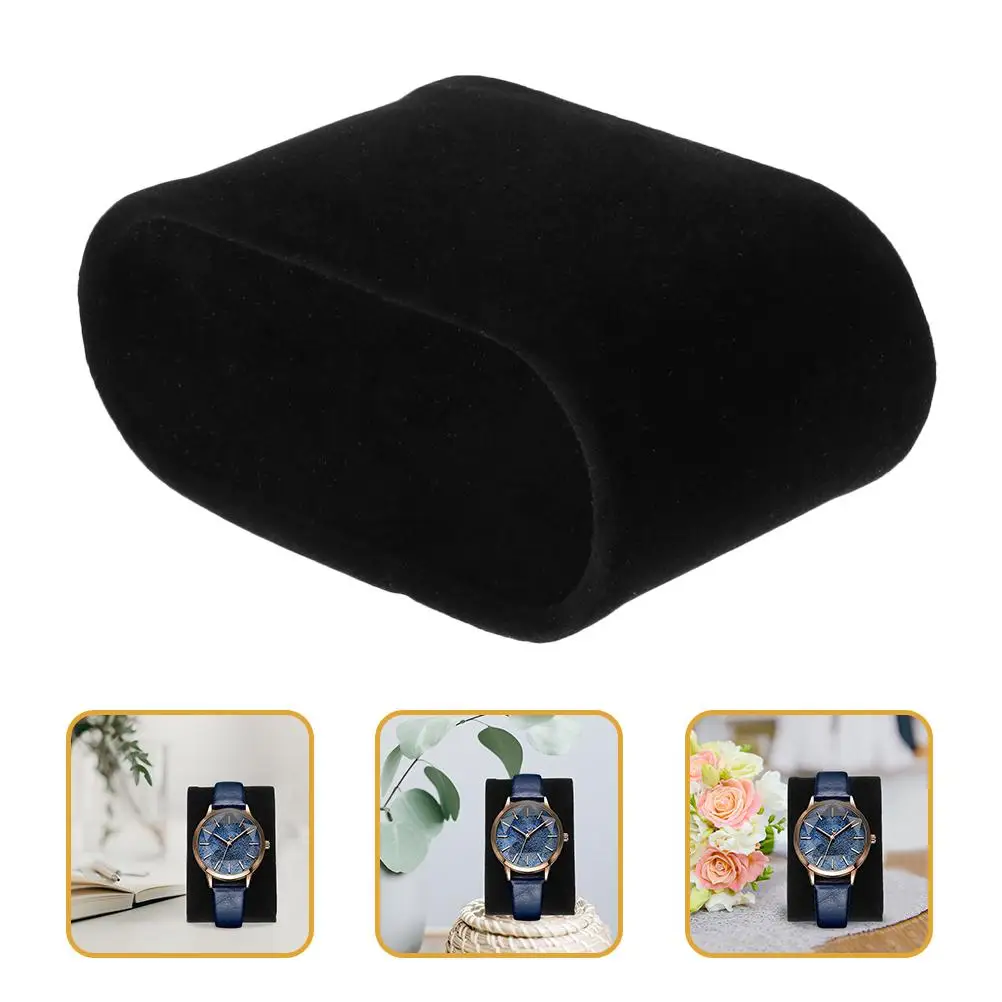 

12 Pcs Watch Pillow Black Decorative Cushion Jewelry Display Rectangle Bracelet Bangle Chain Storage Home Counter