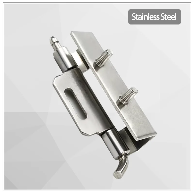 

304 Stainless Steel Detachable Industrial Distribution Cabinet Door With Spiral Hinge Hidden Door Hinge