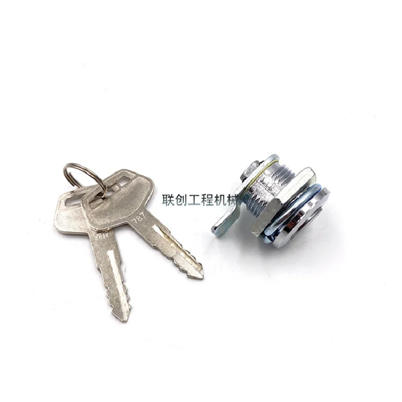 For Komatsu PC130 PC200 PC210 PC220 PC240 PC360-7 Edge door lock toolbox lock cylinder excavator accessories