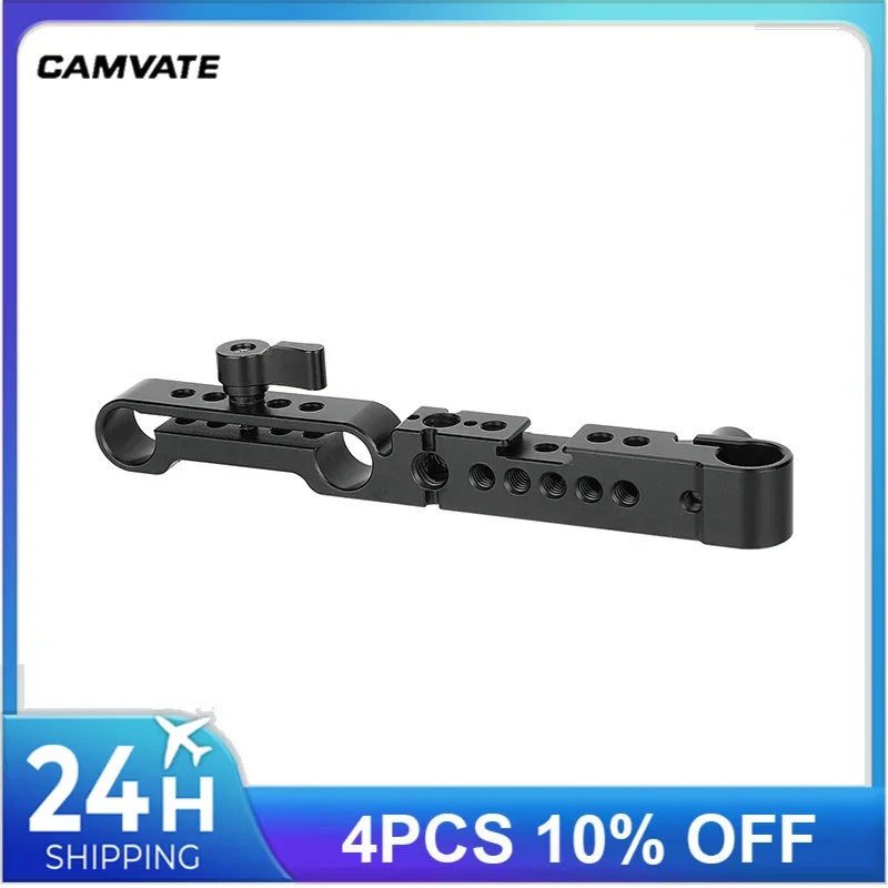 CAMVATE 15mm Right Angle 90 Degree Rod Adapter Clamp With 1/4