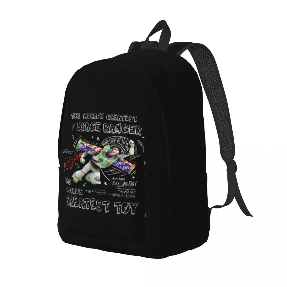 Custom Toy Story Buzz Lightyear Anime Laptop Backpack Men Women Basic Bookbag for School College Student Bags