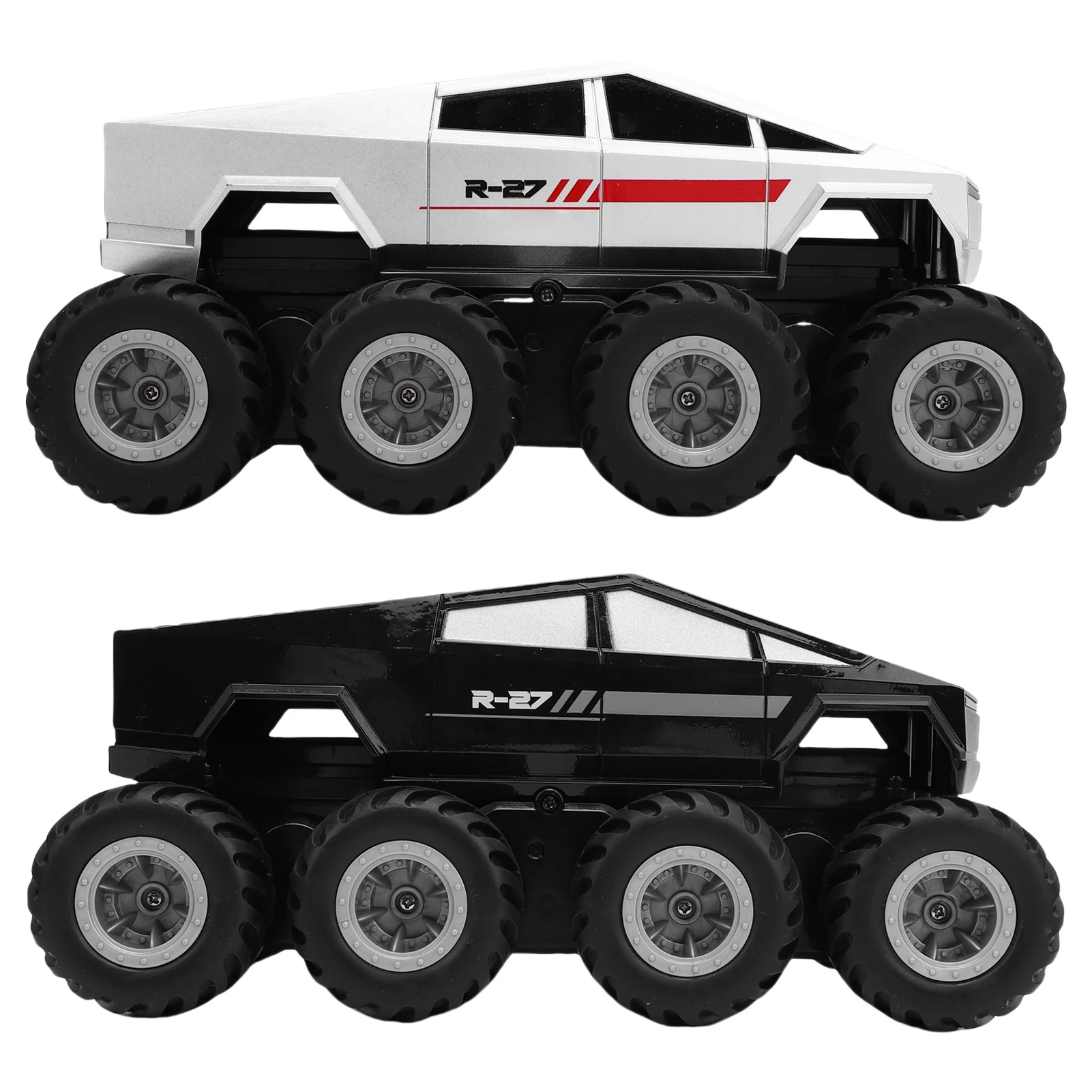 Camion RC 2.4G, auto telecomandata per bambini, giocattolo per tutti i terreni con acqua e terra, 360 °   Veicolo fuoristrada rotante 8WD, giocattolo anfibio RC