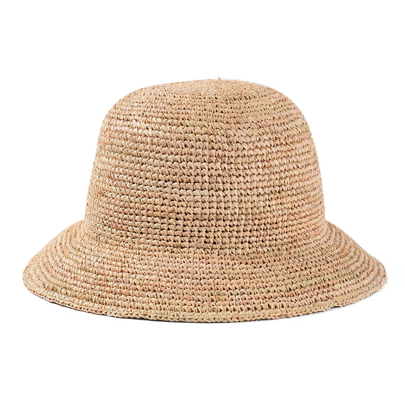 Bucket Hats For Women Luxury Designer Brand Summer Straw Beach Hat Foldable Sun Hats Jacquemus Hat Wholesale