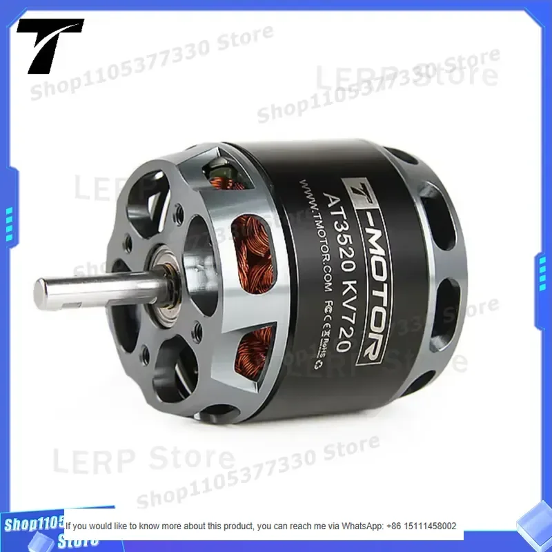 T-MOTOR AT3520 Professional Long Shaft 4S 6S Permanent Magnet 1100W 1300W Brushless Motor for
