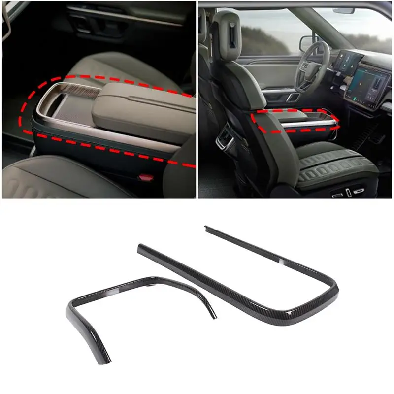 

AA-Center Console Armrest Frame Cover Trim For Rivian R1T R1S 2022-2024 Car Interior Accessories