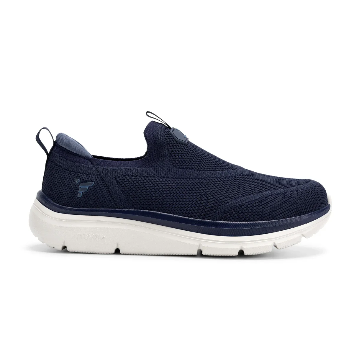 Fitington Herren-Wanderschuhe mit breiter Zehenbox, Slip-On-Freizeitschuhe, bequem, atmungsaktiv, dicke Sohle, Sneaker, Fußgewölbeunterstützung, für breite Füße – Detail 12