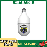 4PC Boykeep Light Bulb Security Cameras, Wireless 5G WiFi ,Ease Life APP,360 Degree E27 1080P Cam,Night Vision,Motion Detection