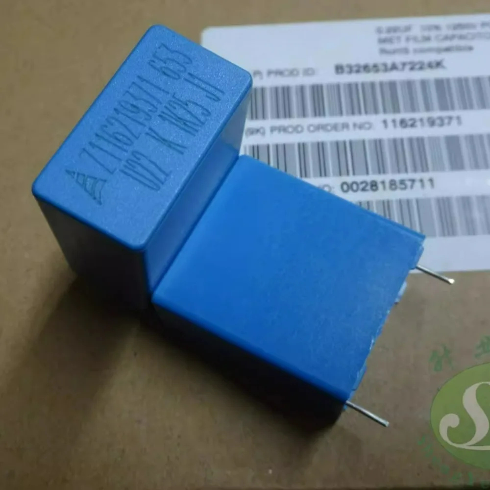 EPCOS 0.22uf/1250v 220nf u22 224 Brand New 22.5mm Film Capacitor (Height: 28mm) B32653A7224K