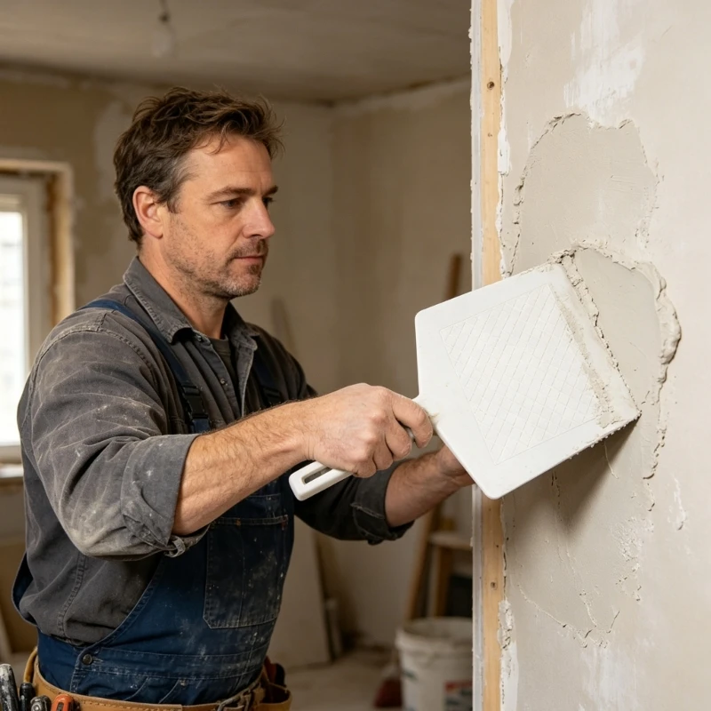 Trowel Finishing for Concrete Putty Cement with Handle Plaster Trowels Plaster C7AC
