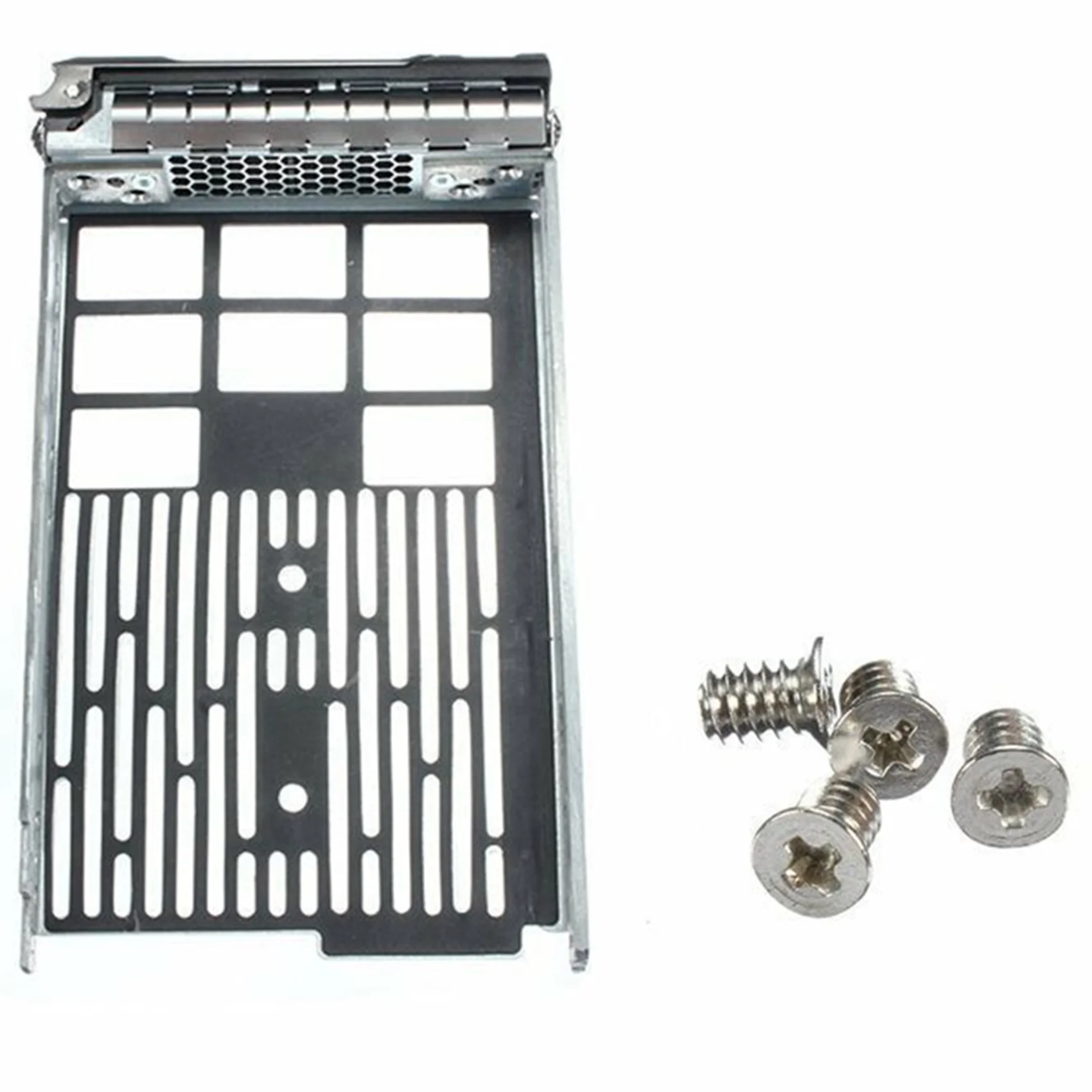 3Pcs 3.5 Inch Hard Drive Caddy Tray For Dell Poweredge Servers - With 2.5 Inch HDD Adapter Nvme SSD SAS SATA Bracket