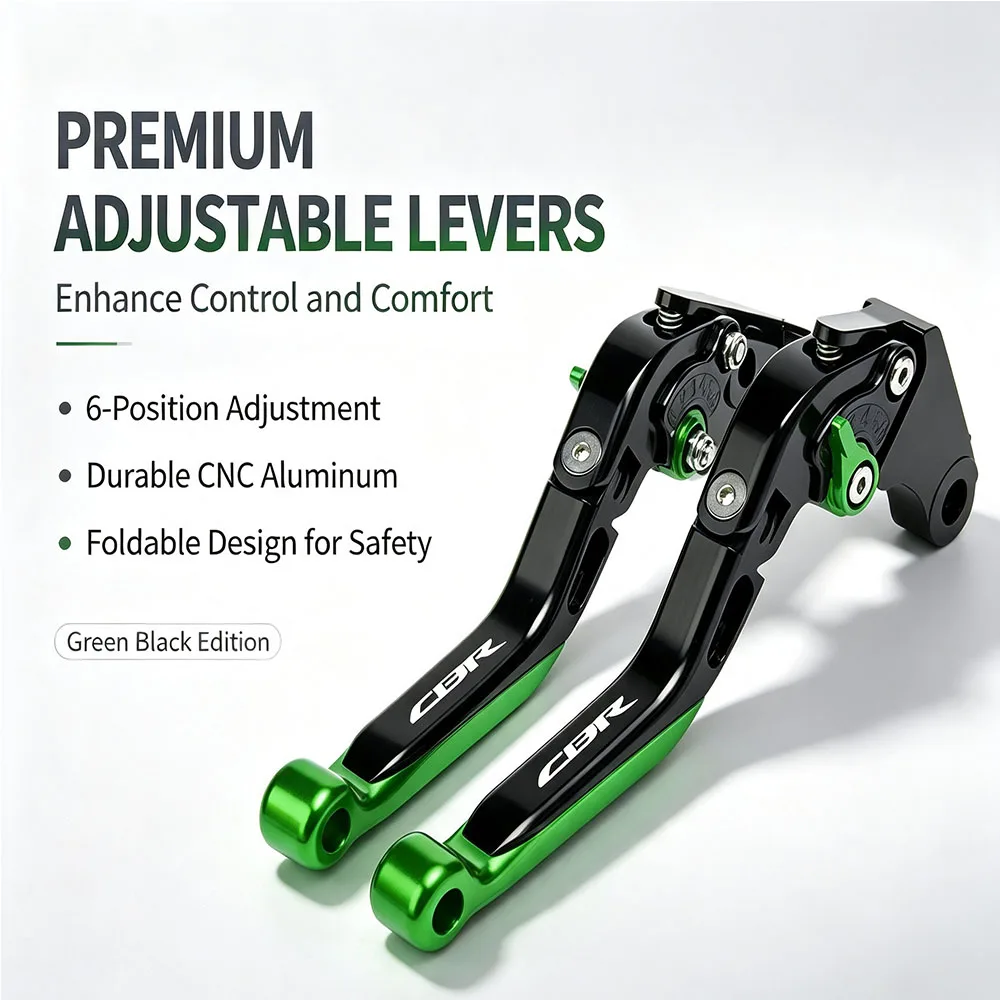 For Honda CBR600 Hornet CBR900RR CB919 1991-2013 Motorcycle Adjustable Folding Brake Clutch Levers CNC Aluminum Multi Kit Set