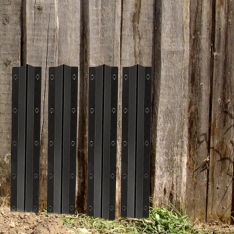 5Pcs/Set Heavy Fence Post Repair Support Stakes Easy Installation Tool JOMD