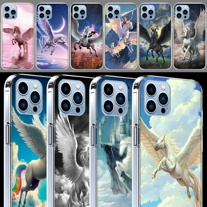 Frederik The Great Beauty Horse Clear For Apple iPhone 16 15 Pro Max Cover 14 Plus 13 12 Mini 11 Pro XR XS Max Phone Case Silico