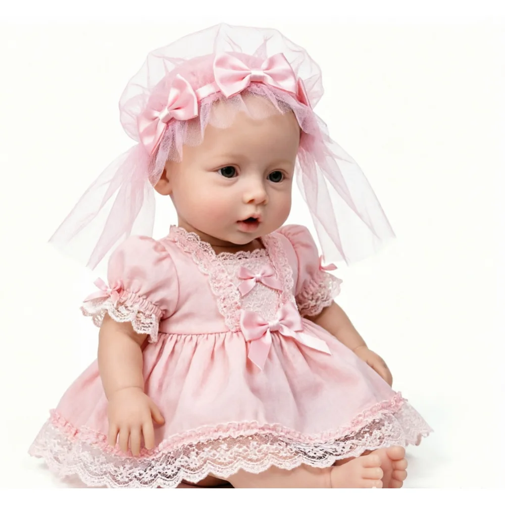 45-47cm Reborn Doll Washable Reborn Baby Doll With Painted Lifelike Hair Bebe Reborn Christmas Toys
