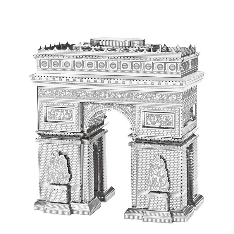 triumphal arch 3D Metal Puzzle model kits DIY Laser Cut Puzzles Jigsaw Toy For Children