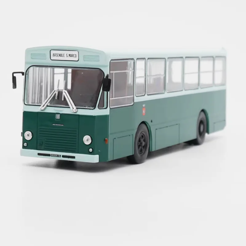 

IXO Diecast 1:43 Scale Alloy 418 AC-M 1975 Classic Bus Model Finished Product Simulation Toy Collection Static Ornament