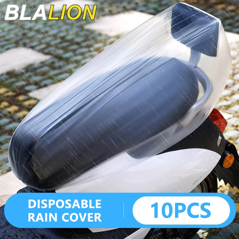 

BLALION мотоциклетный одноразовый чехол на сиденье электромобиля непромокаемая пылезащитная подушка сиденья прозрачный пластиковый защитный чехол