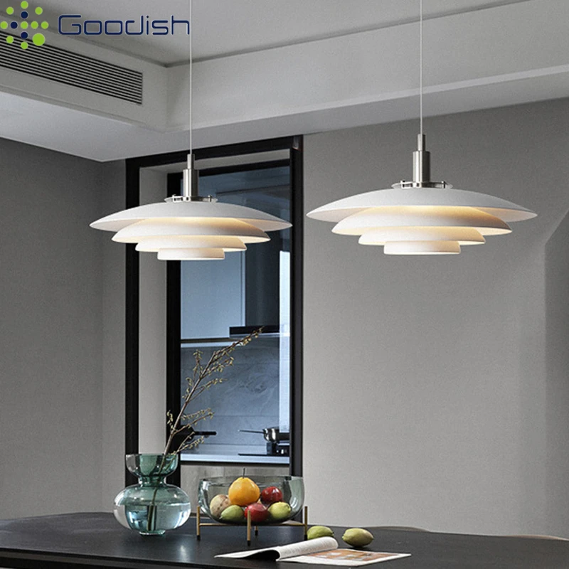 Memphis Nordic Kreative Bemalte Aluminium UFO-Scheiben LED-Pendelleuchten Kunst-Innenlampen für Restaurant- und Heimdekoration Kronleuchter