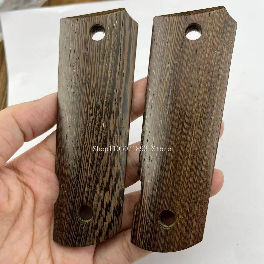 1911 Wenge Natural Wood Texture Handle Patches DIY Tool Handle Material Custom Anti-slip Handle Patch Reinforced Material