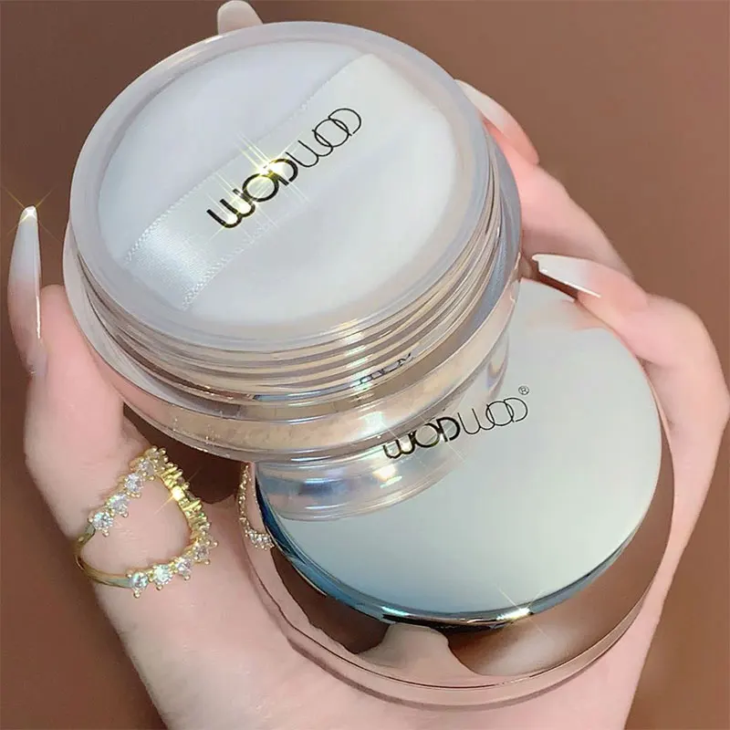 3 Colors Face Loose Powder Silk Smooth Light Sense Makeup Powder Waterproof Long-Lasting Matte Setting Finish Makeup Oil-control