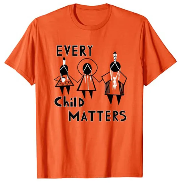 Every Child Matters Stickers On Fabric Diy Iron On Transfers For Clothing Accessories Honouring Orange Day Stickers Shirts