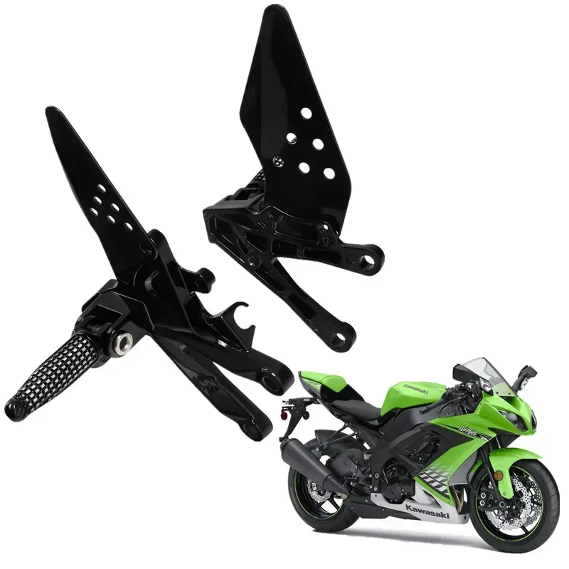 

For Kawasaki ZX10R 2006-2010 2007 2008 Footpeg Motorcycle Parts Front Footrest Foot Pegs