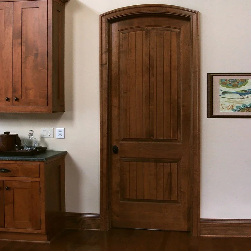 

l # Modern Design Solid Core Wooden Door Veneer Interior Room Door