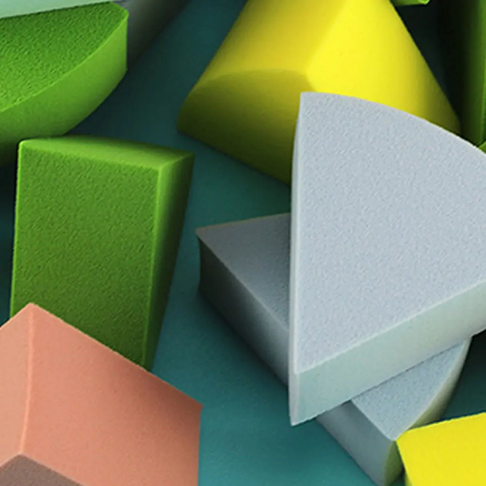 

Triangular Makeup Puff Powder Sponge Face Sponge Foundation Applicator For Beauty Salon Home Travel Use Perfect