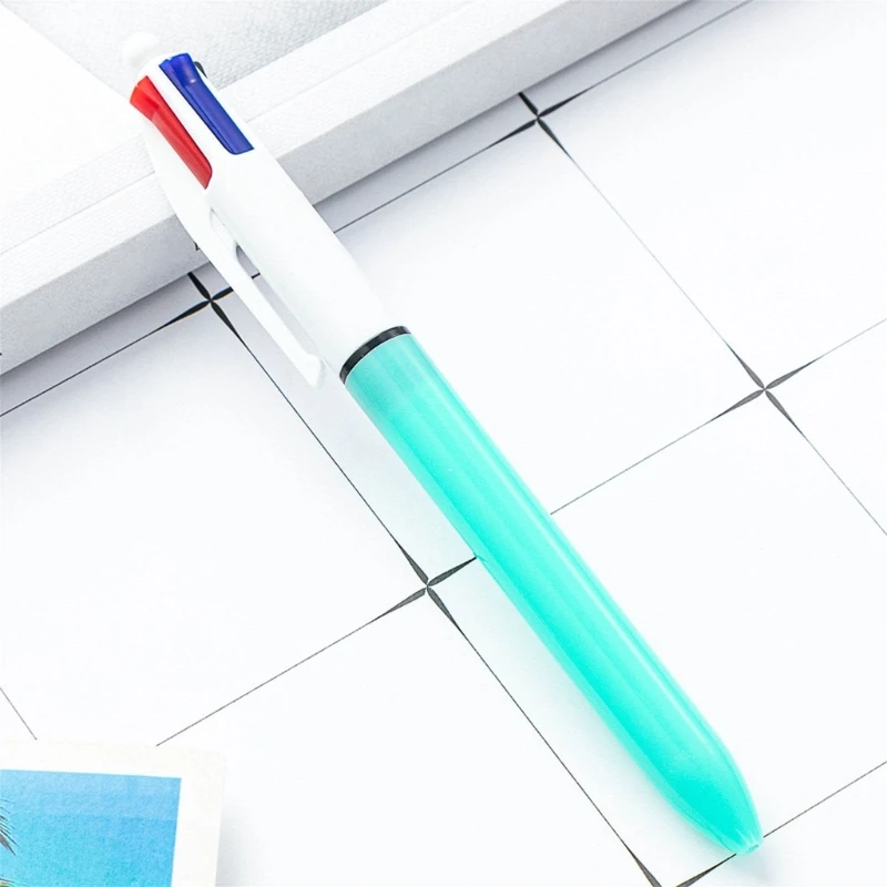 1,0 mm veelkleurige pennen 4 kleuren shuttle-pennen 4-in-1 intrekbare balpen Y9RF