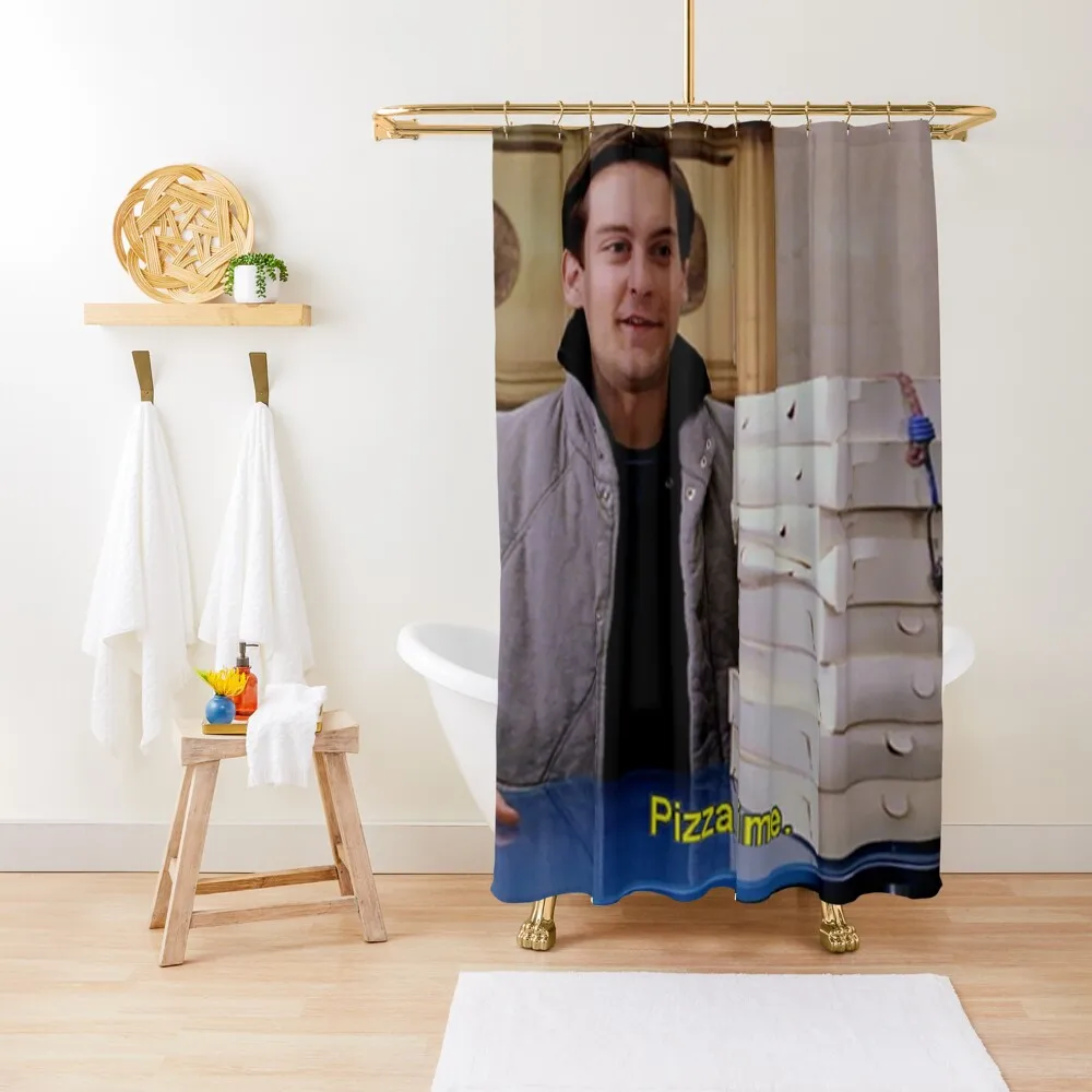 

Pizza Time Shower Curtain Anime Shower In The Bathroom Curtain