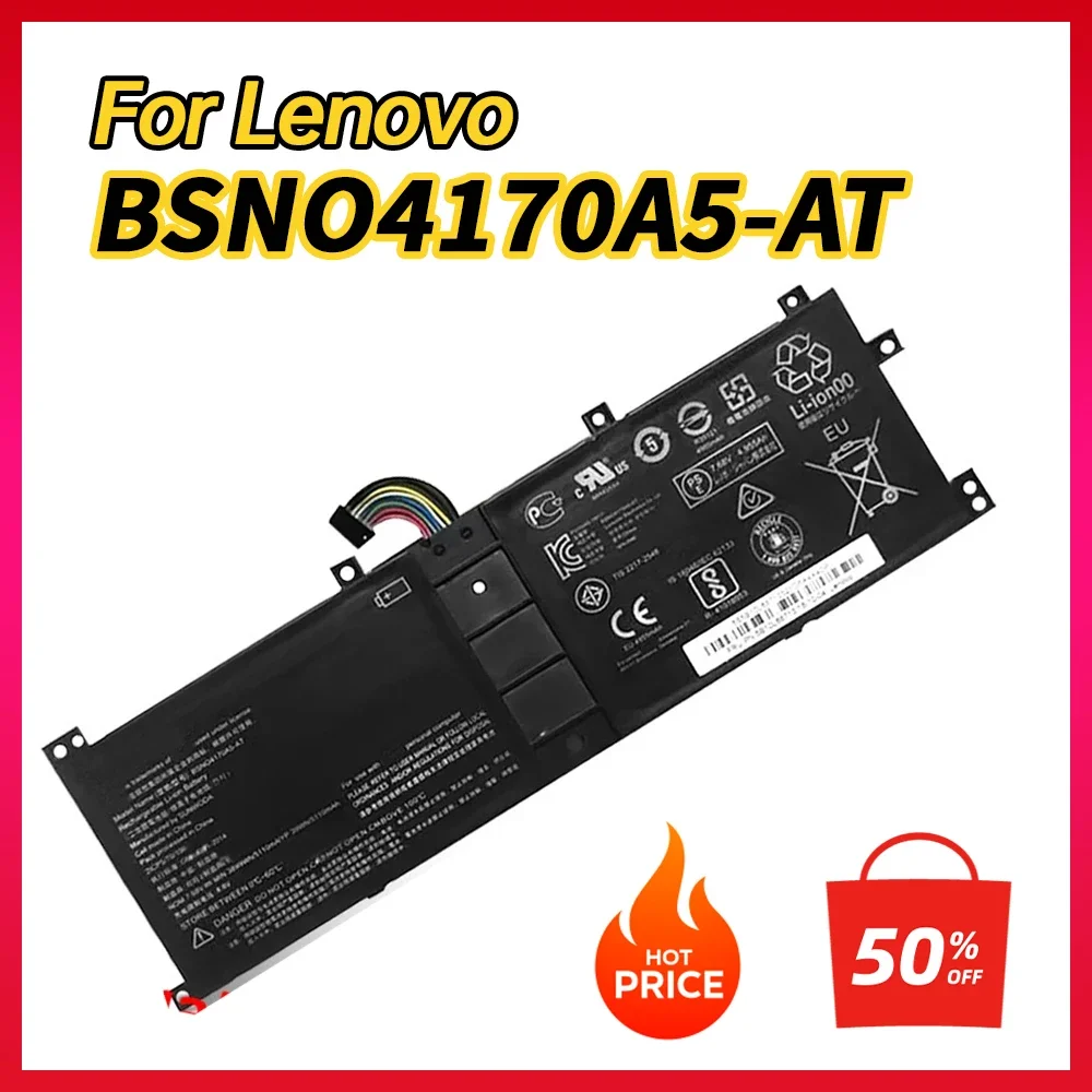 100% New BSNO4170A5-AT 5B10L67278 Laptop Battery for Lenovo Miix 520-12IKB 510-12IKB 12ISK 20M30002TA 80U100EKAX 81CG01ELGE