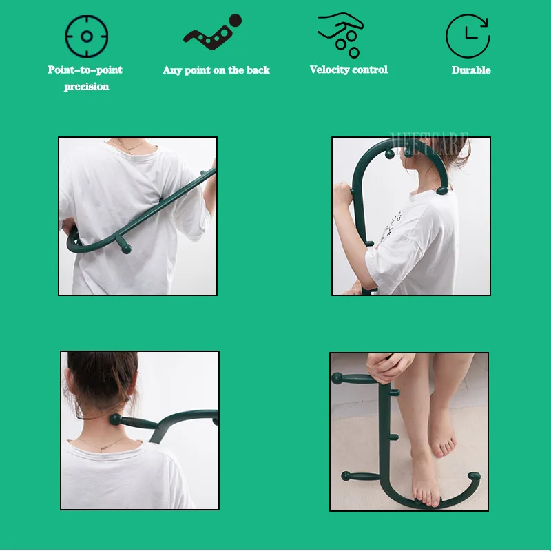 ТРИГГЕРНАЯ точка для самостоятельного массажа спины, ТРИГГЕРНАЯ точка, палочка для точечного массажа тела, терапии для точечного снятия мышц, инструмент для массажа глубокого давления